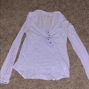 Long sleeve lavender long sleeve.